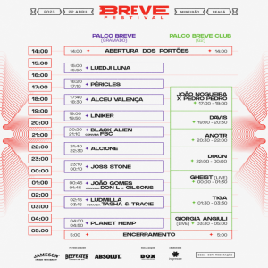 Breve Festival tem novo formato para edição 2023 – 22 de abril no Mineirão