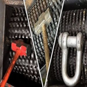 Existe algo que essa trituradora não consiga destruir?