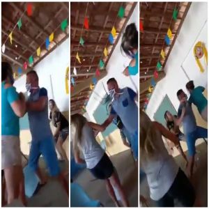 Homem leva amante para se vacinar e encontra esposa na fila