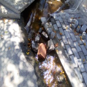 Vazamento em bairro nobre da cidade