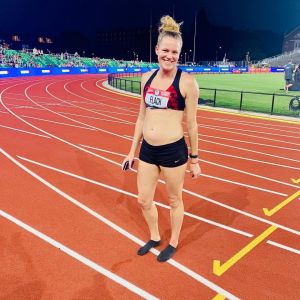 Veja só que incrível essa ‘superação’ atleta mesmo grávida de 18 semanas decide competir em uma prova olímpica