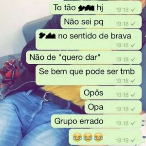 10 pessoas que mandaram mensagens quentes pro grupo errado