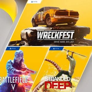 Battlefield V, Stranded Deep e Wreckfest: Drive Hard serão os jogos gratuitos da PS Plus em Maio