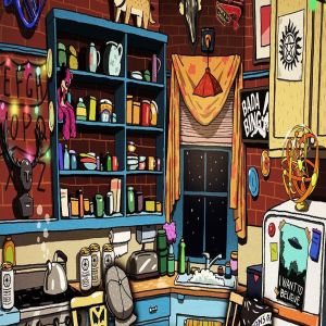 Leonid Khan: ilustrador cria imagem com referências de séries