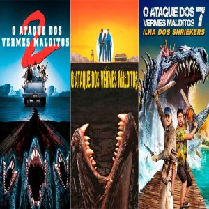 A ordem para assistir os filmes Ataque dos Vermes Malditos
