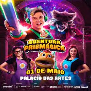 Sucesso no YouTube, Gato Galáctico apresenta “Aventura Prismágica” no Palácio das Artes, no dia 1 de maio.