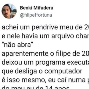 Quando você cai na sua própria pegadinha