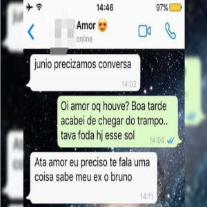 Ela traiu o atual com o ex e a reação não foi a esperada