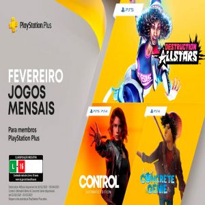 PS Plus de fevereiro tem Control Ultimate Edition e mais