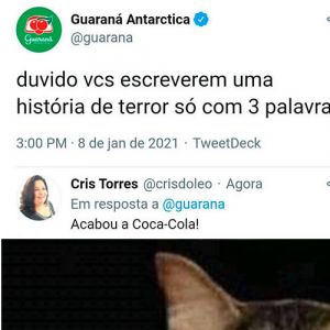 História de terror com 3 palavras