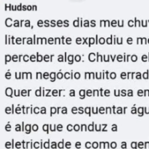 Uma análise sobre o funcionamento do chuveiro elétrico que faz todo sentido