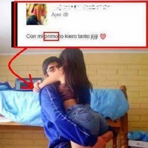 Calma, cara... É a sua prima...