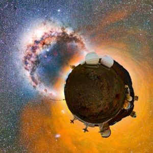 O ‘planeta’ La Silla e a Via Láctea