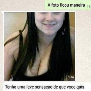 Aquele tipo de namorada que não tem a menor ideia de como mentir