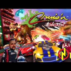 Pisamos fundo para conferir como está Cruis’n Blast no Nintendo Switch!