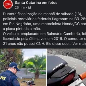 Uma das piores falsificações de placa já feita na história