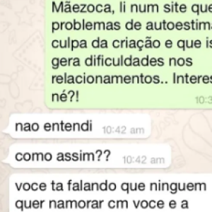 Isso tudo é culpa da criação mesmo, só que não!