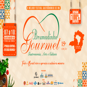 Brumadinho recebe o principal evento gastronômico e cultural da região, o Brumadinho Gourmet, com shows do 14 Bis e Biquíni