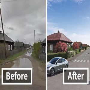 Andrey Goopsa: artista mostra, com antes e depois, como cidades pós-soviéticas deveriam ser hoje