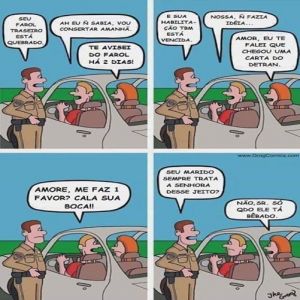 Seu farol traseiro está quebrado