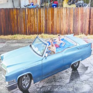 A banheira de hidromassagem sobre rodas