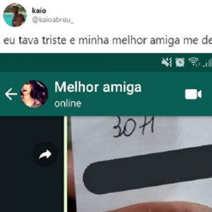 O caso verídico do cara que estava triste e ganhou 4 mil reais da melhor amiga