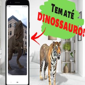 Animais em 3D dentro da sua casa! 