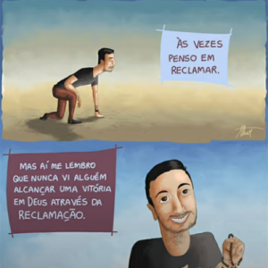 Ninguém alcança a vitória reclamando