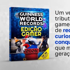 Guinness World Records – Edição Gamer 2026 é o presente ideal para qualquer entusiasta de jogos