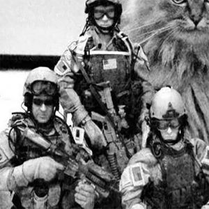 Foto antiga de guerra, legítima