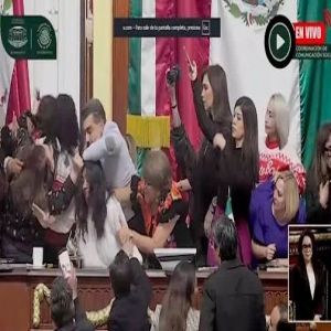 Deputadas brigam com socos e puxões de cabelo no Congresso da Cidade do México