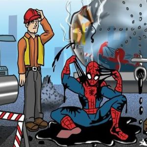 Artista mostra o que super-heróis e outros personagens famosos estão fazendo quando ninguém está olhando