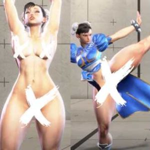 Erro faz Chun-li aparecer pelada em torneio de street fighter ao vivo, veja o video