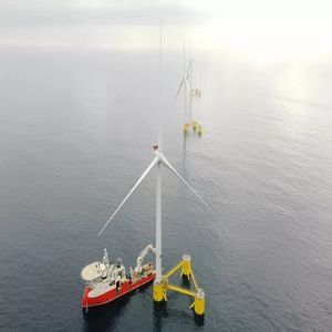 O maior parque eólico flutuante do mundo já produz energia em Portugal