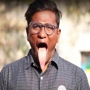 A língua do homem com 10,8 cm de comprimento pode ser a mais longa do mundo