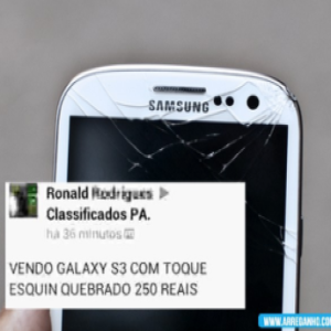 Excelente negócio comprar algo quebrado