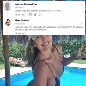 Pego no flagra na sessão de comentários