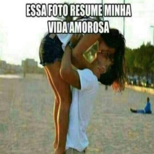 Essa foto representa a minha vida amorosa...