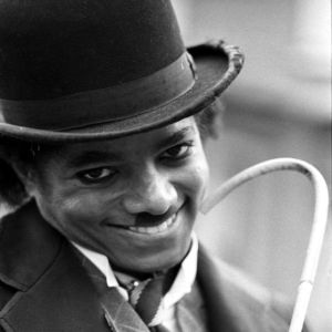 Fotos de Michael Jackson como Charlie Chaplin, 1979