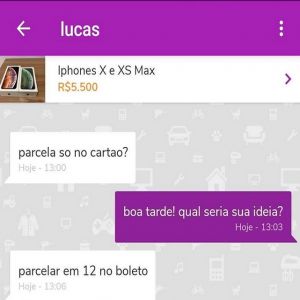 Parcelando celular por boleto