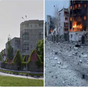 Imagens mostram o antes e depois da invasão russa a Ucrânia