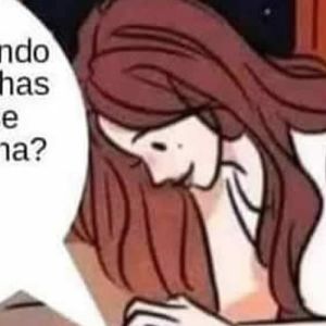 Uma mulher que tava imaginando