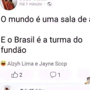 O mundo é uma sala de aula