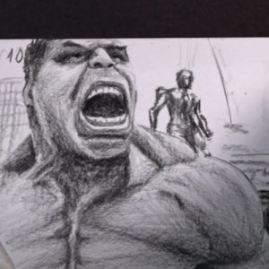 Flipbook com 1093 imagens recria cena memorável do Hulk