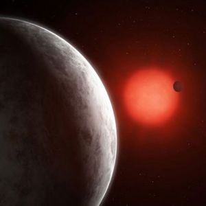 Super-terras orbitando uma anã vermelha nas proximidades