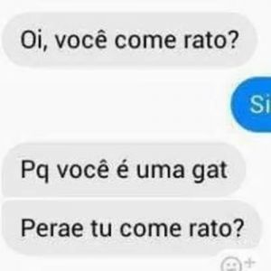 Você já comeu rato?