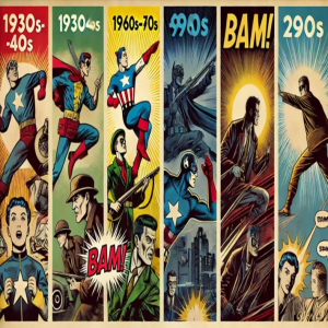 Como as HQs Mudaram ao Longo das Décadas
