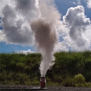 Fiz um super lançador de confete