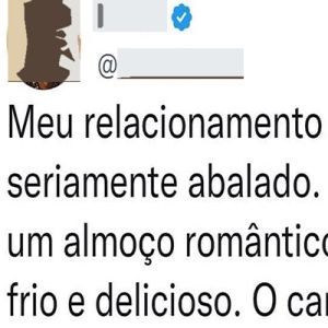 Tinha tudo pra ser um almoço romântico