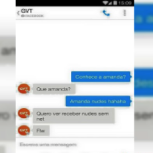 Brincando com a GVT no Face